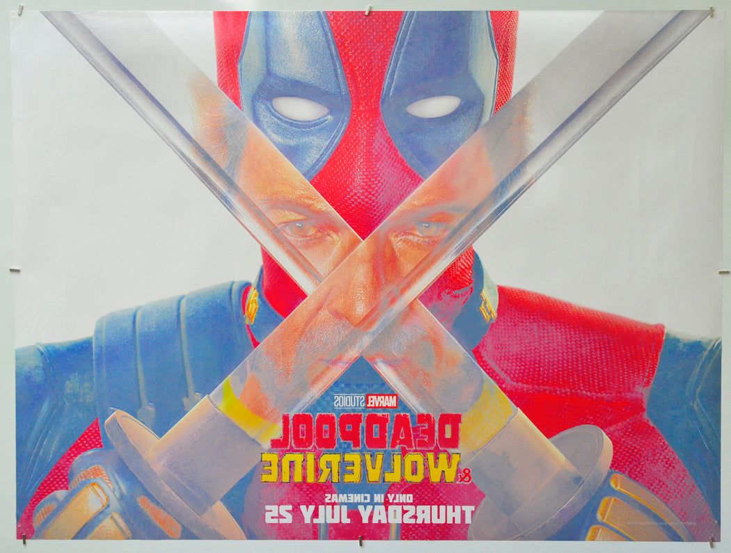 Deadpool and Wolverine (Back) Cinema Quad Movie Poster