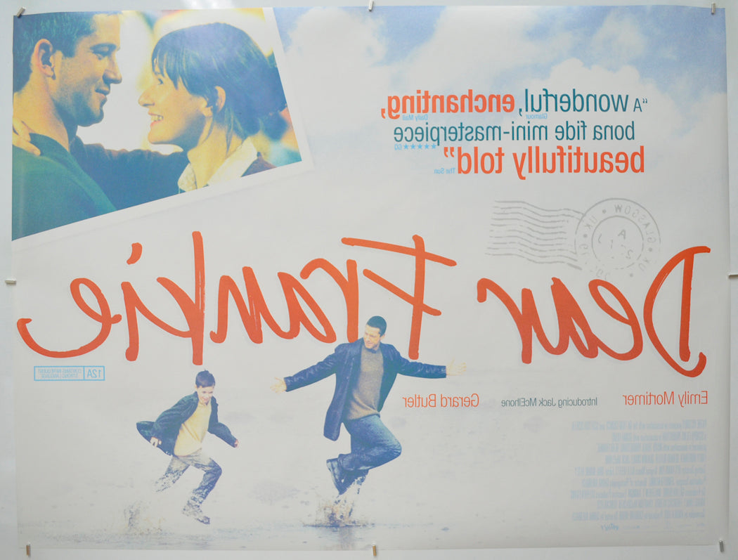 DEAR FRANKIE (Back) Cinema Quad Movie Poster