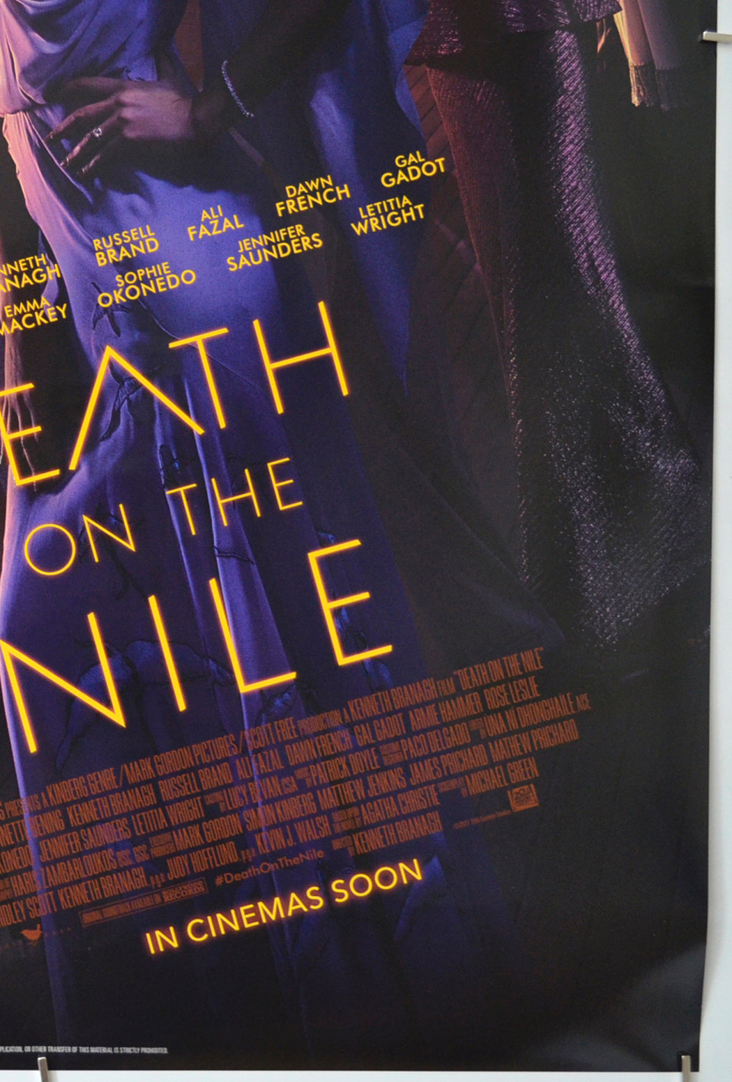 DEATH ON THE NILE (Bottom Right) Cinema One Sheet Movie Poster