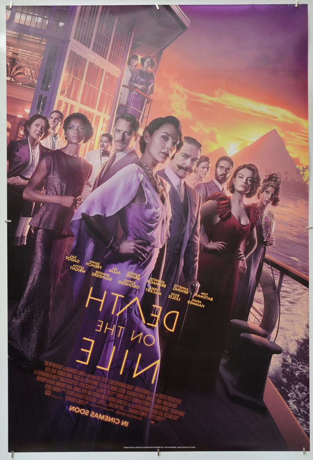 Death On The Nile (Back) Cinema One Sheet Movie Poster