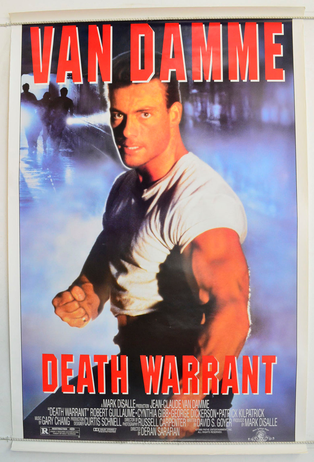 Death Warrant Original One Sheet Poster - Film Poster - Movie Poster
