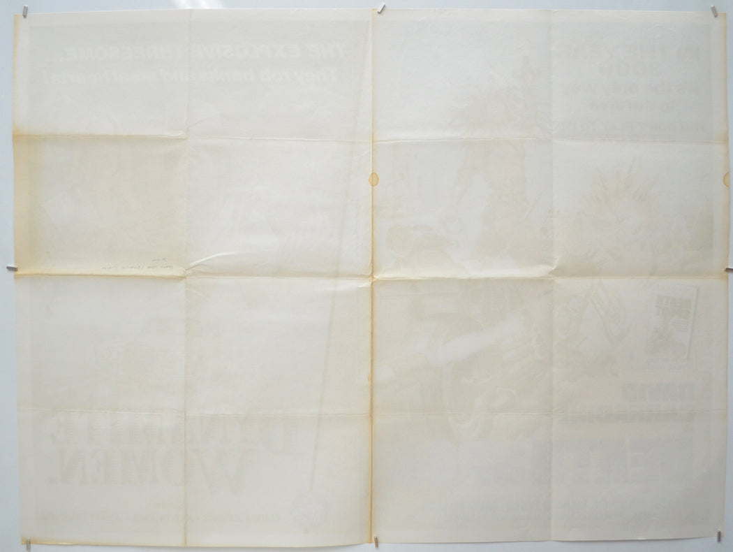 DEATHSPORT / DYNAMITE WOMEN (Back) Cinema Quad Movie Poster