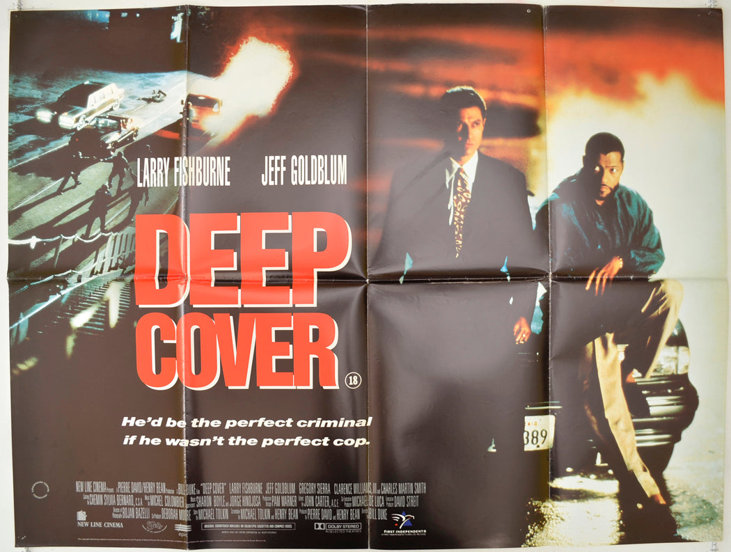 Deep Cover Original Quad Poster - Film Poster - Movie Poster