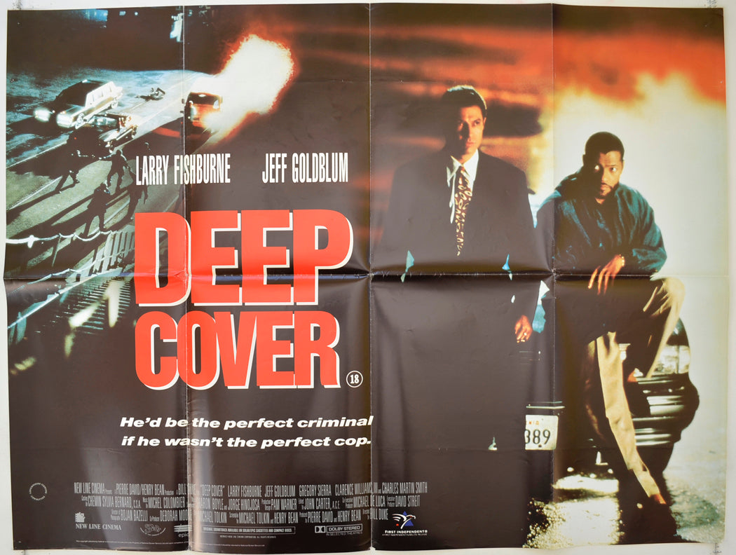 Deep Cover Original Quad Poster - Film Poster - Movie Poster