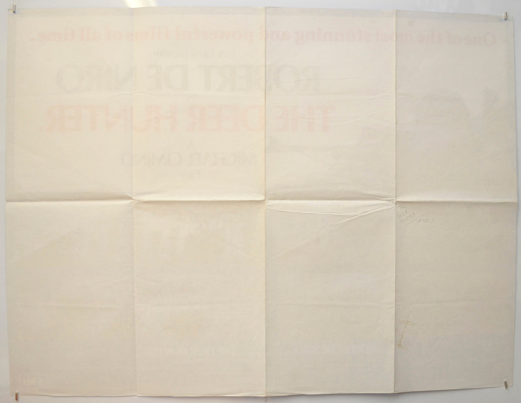 THE DEER HUNTER (Back) Cinema Quad Movie Poster