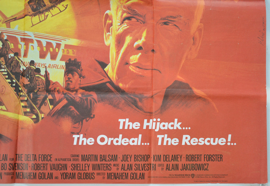 THE DELTA FORCE (Bottom Right) Cinema Quad Movie Poster