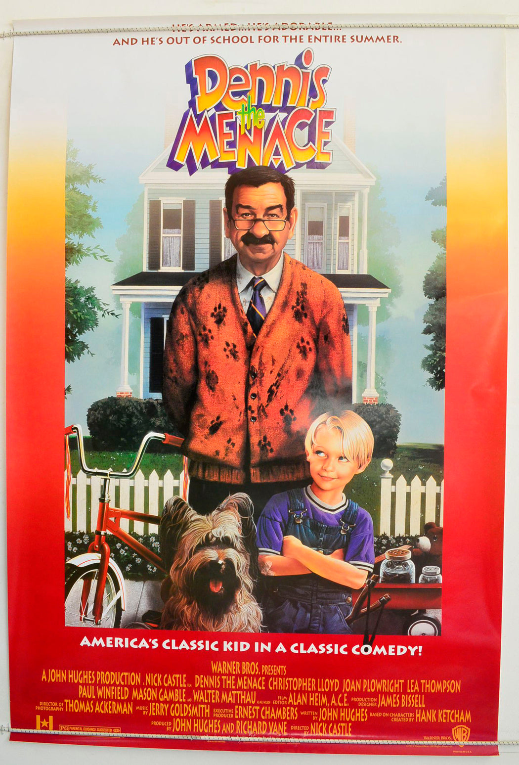 Dennis The Menace Original One Sheet Poster - Film Poster - Movie Poster