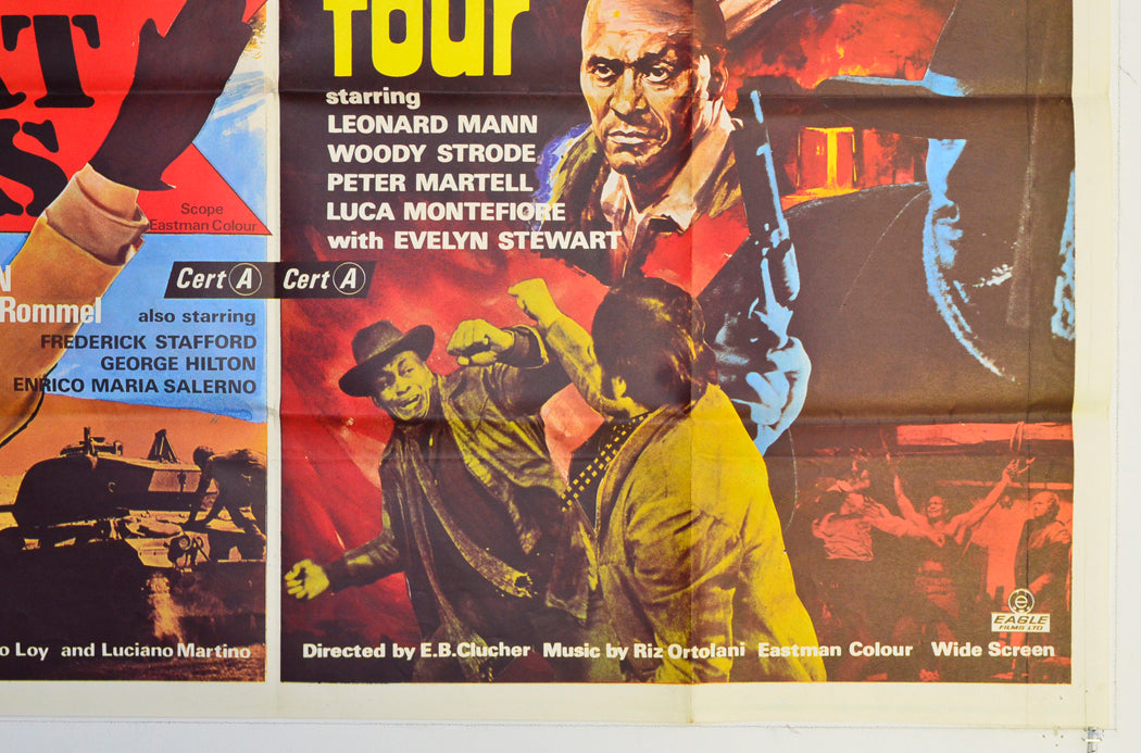 DESERT TANKS / THE UNHOLY FOUR (Bottom Right) Cinema Quad Movie Poster