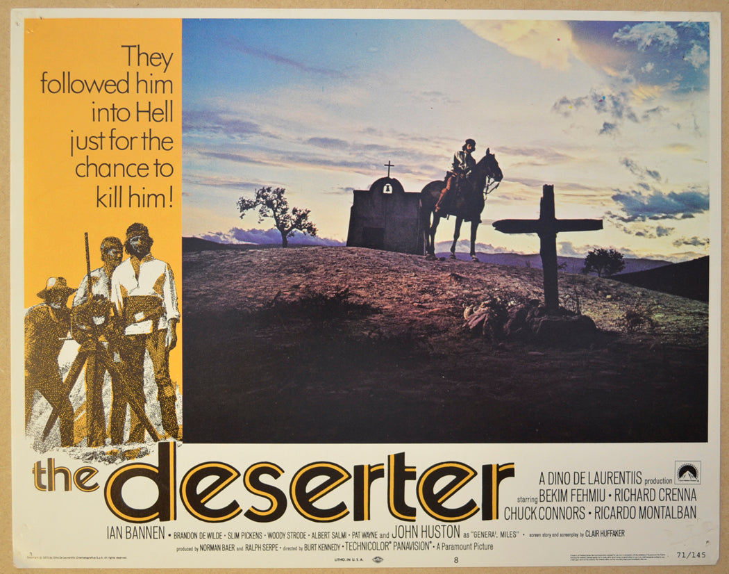 THE DESERTER (Card 8) Cinema Lobby Card Set