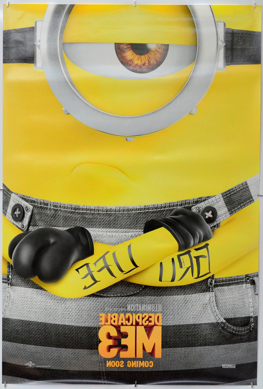 Despicable Me 3 (Back) Cinema One Sheet Movie Poster