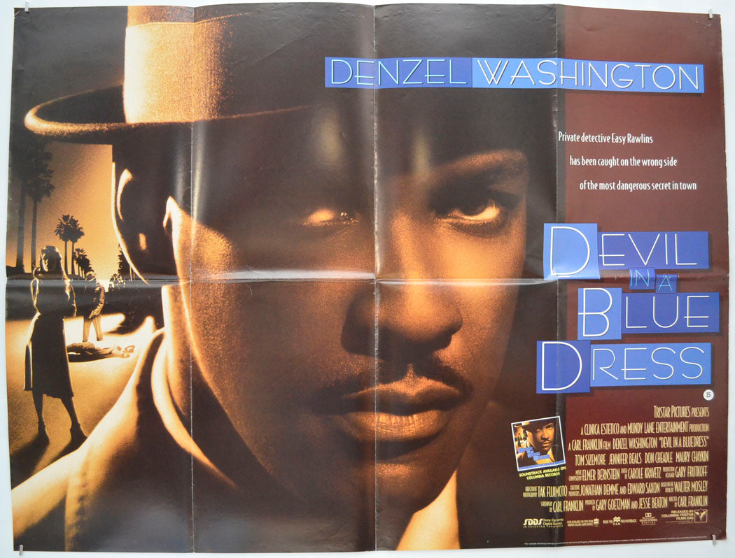 Devil In A Blue Dress Original Quad Poster - Film Poster - Movie Pos pastposters Devil In A Blue Dress Original Quad Poster - Film Poster - Movie Pos pastposters