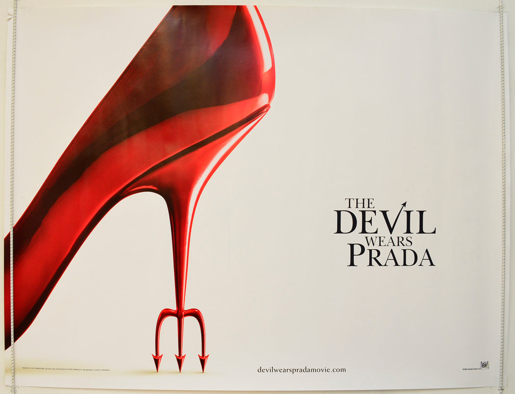 The Devil Wears Prada (Teaser / Advance Version) Original Quad Poster - Film Poster - Movie Poster
