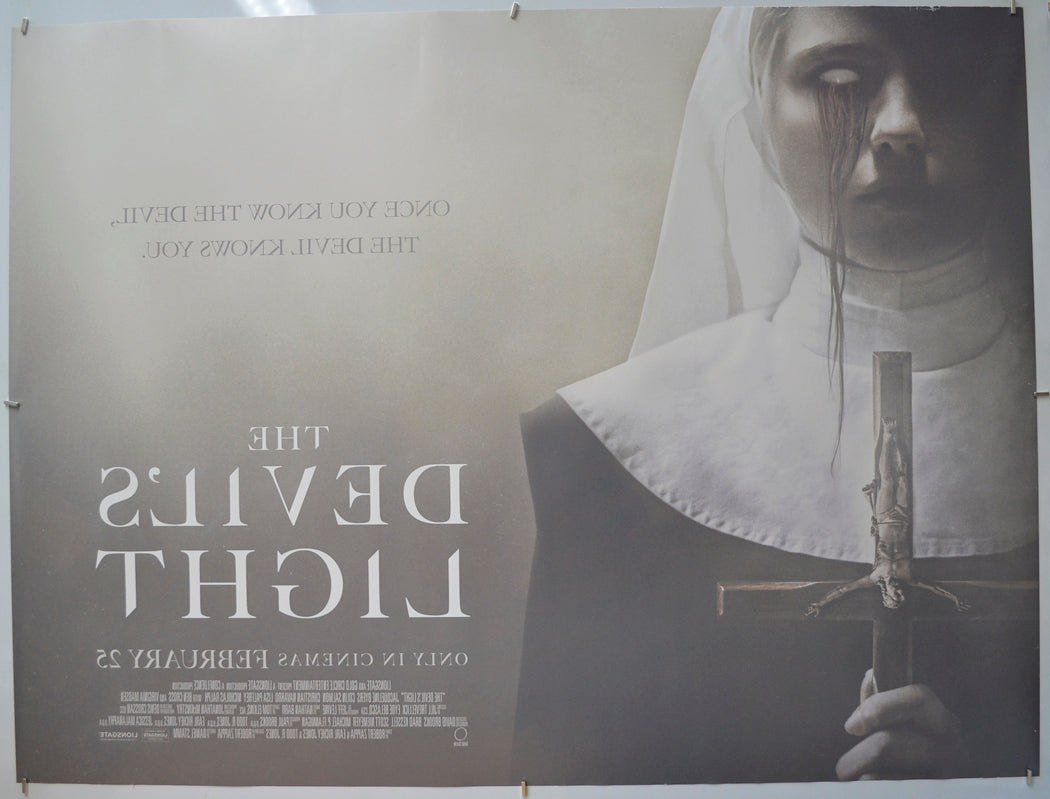 THE DEVIL’S LIGHT (Back) Cinema Quad Movie Poster