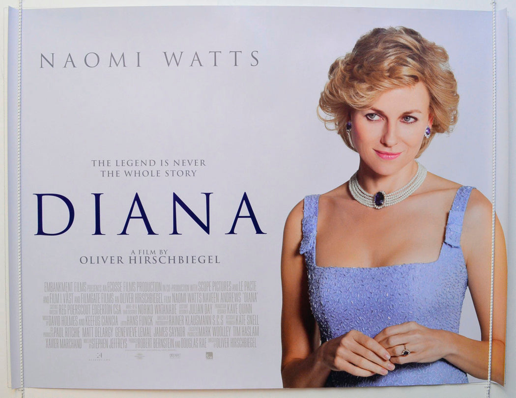 Diana Original British Quad Poster - Film Poster - Movie Poster