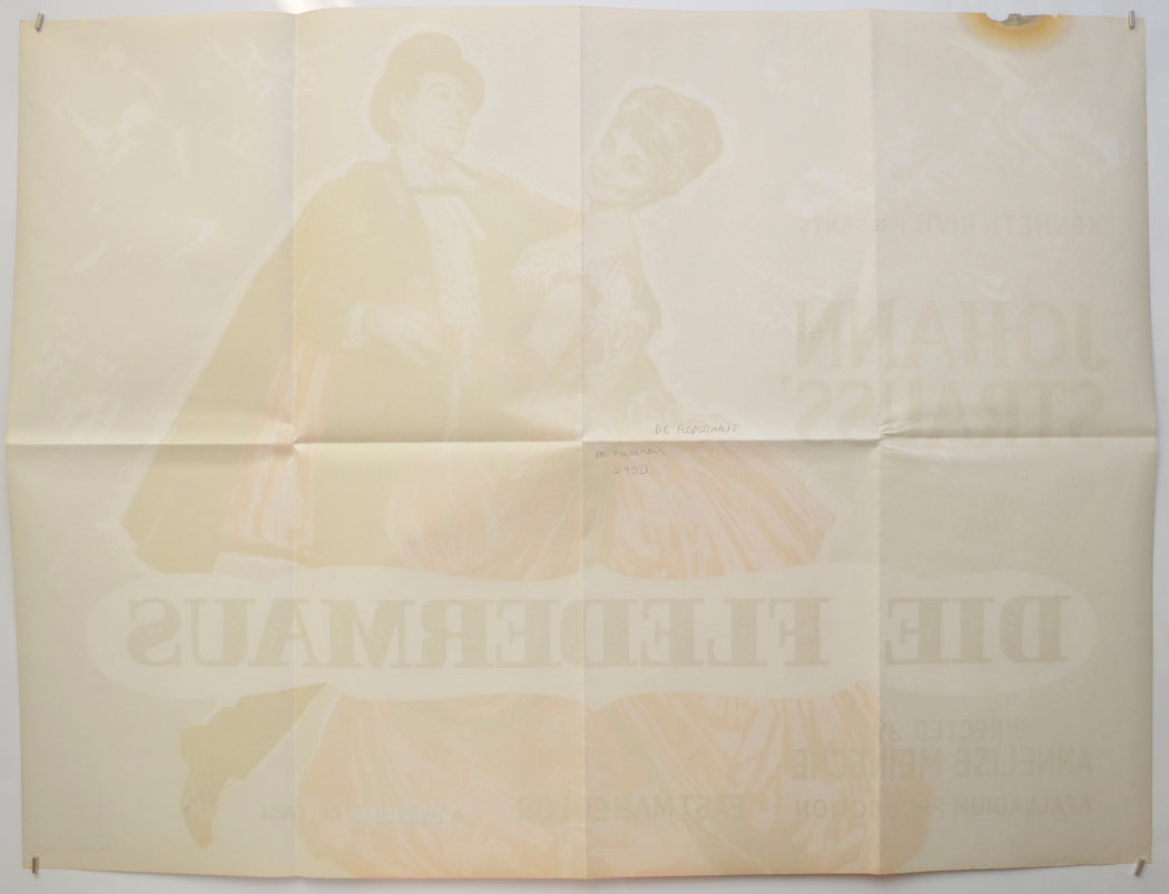 DIE FLEDERMAUS (Back) Cinema Quad Movie Poster