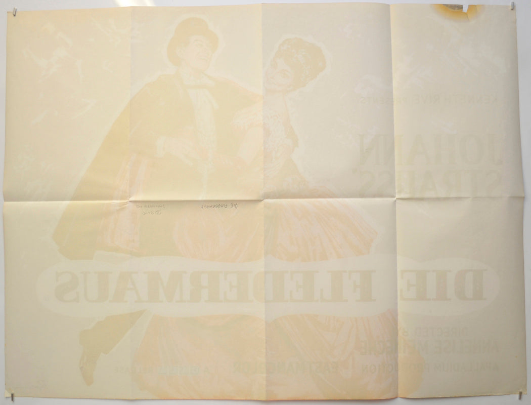 DIE FLEDERMAUS (Back) Cinema Quad Movie Poster