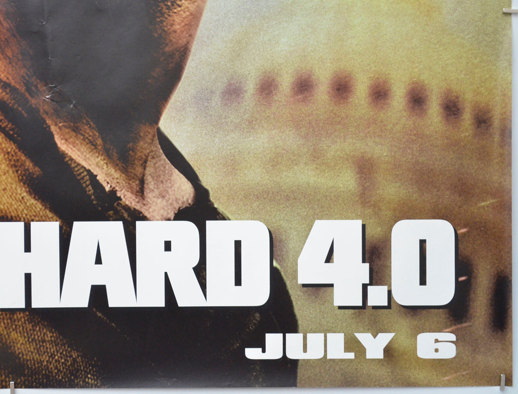 DIE HARD 4.0 (Bottom Right) Cinema Quad Movie Poster