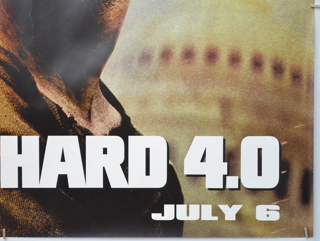 DIE HARD 4.0 (Bottom Right) Cinema Quad Movie Poster
