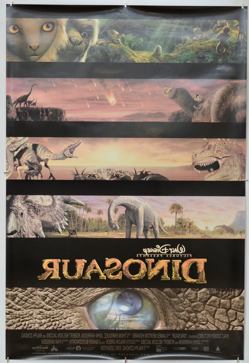 Dinosaur (Back) Cinema One Sheet Movie Poster