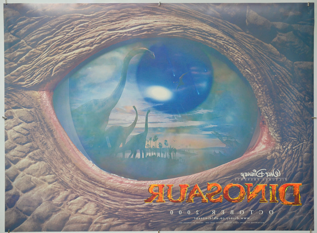 Dinosaur (Back) Cinema Quad Movie Poster