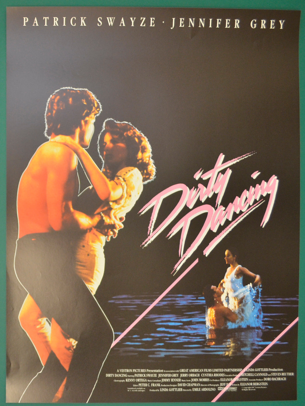 Dirty Dancing Original Belgian Poster - Film Poster - Movie Poster