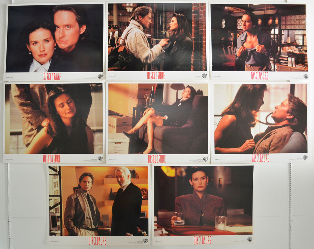 Disclosure Set of 8 Original Cinema Lobby Cards
