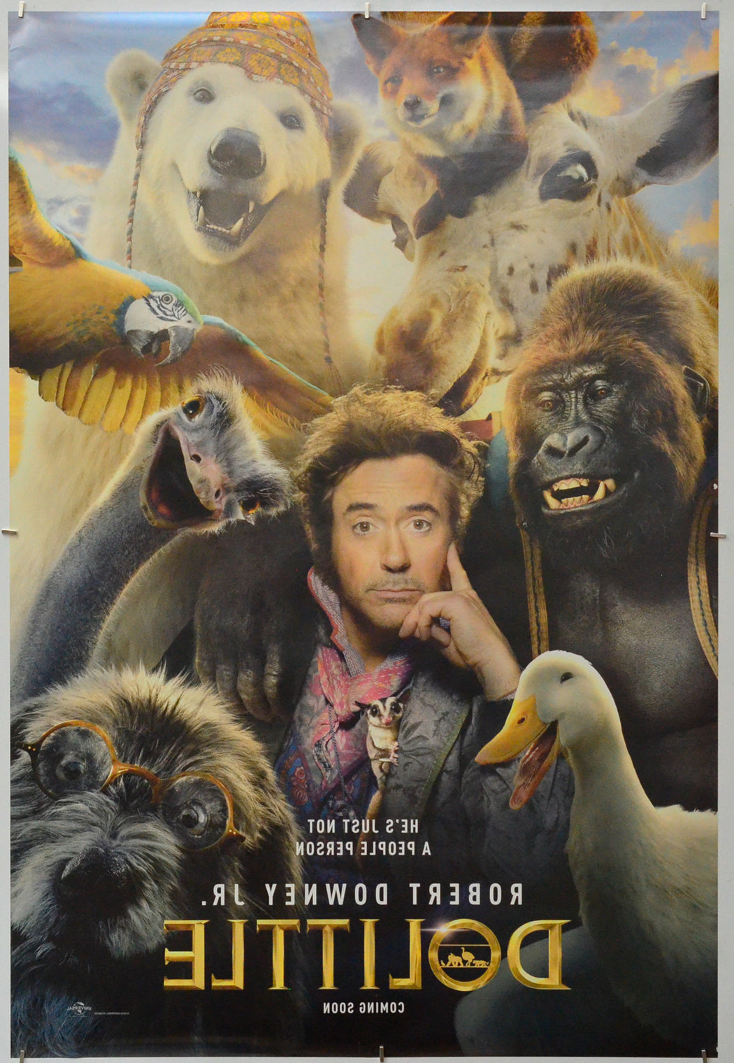 Dolittle (Back) Cinema One Sheet Movie Poster