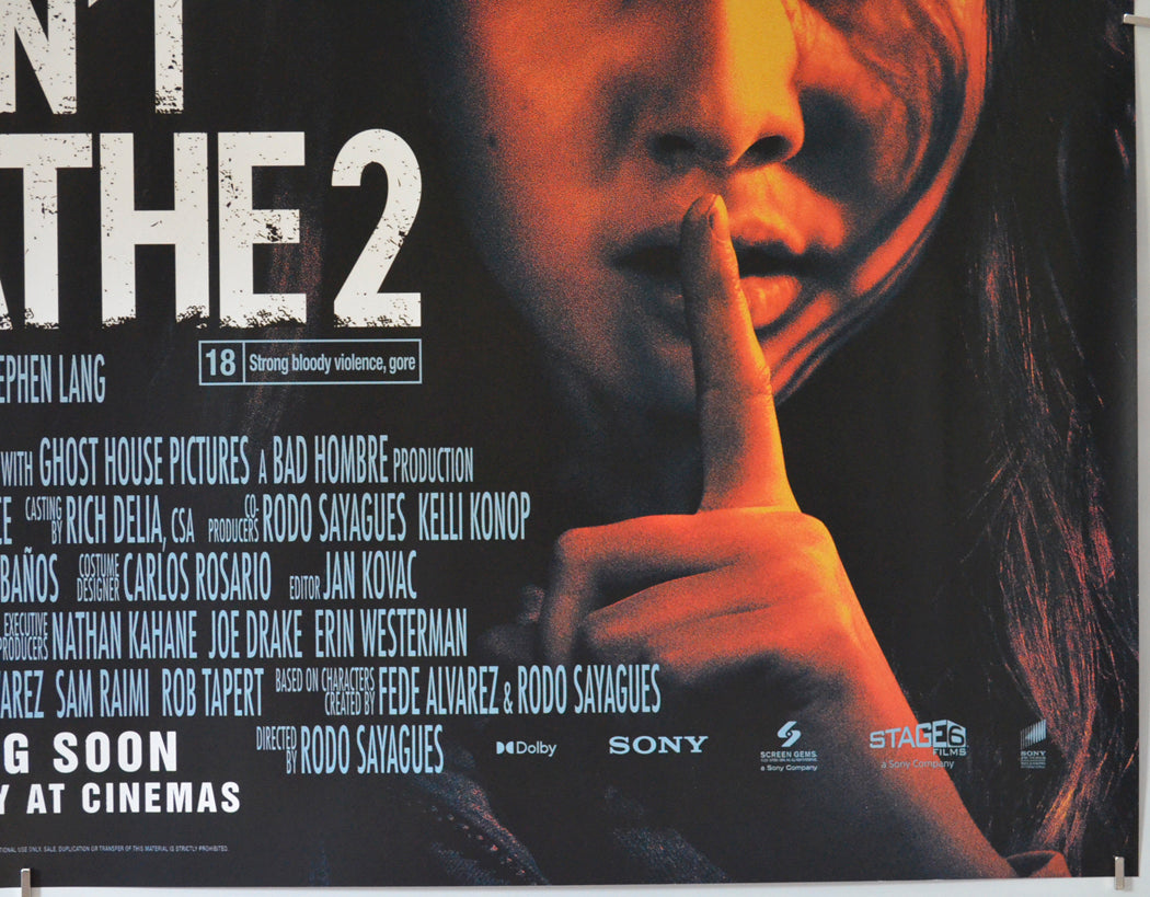 DON’T BREATHE 2 (Bottom Right) Cinema Quad Movie Poster