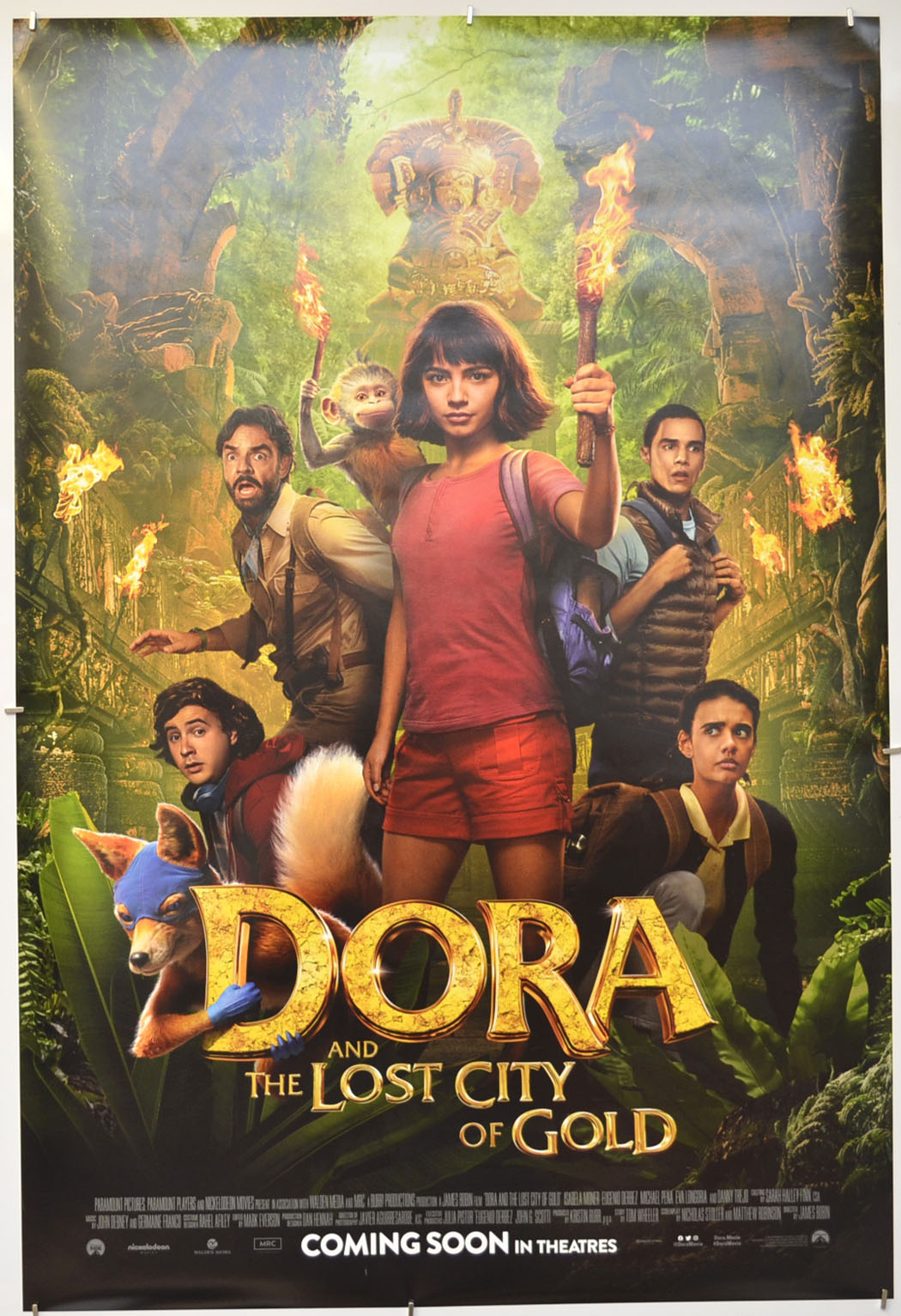 Dora And The Lost City Of Gold (Teaser / Advance Version) Original One Sheet Poster - Film Poster - Movie Poster