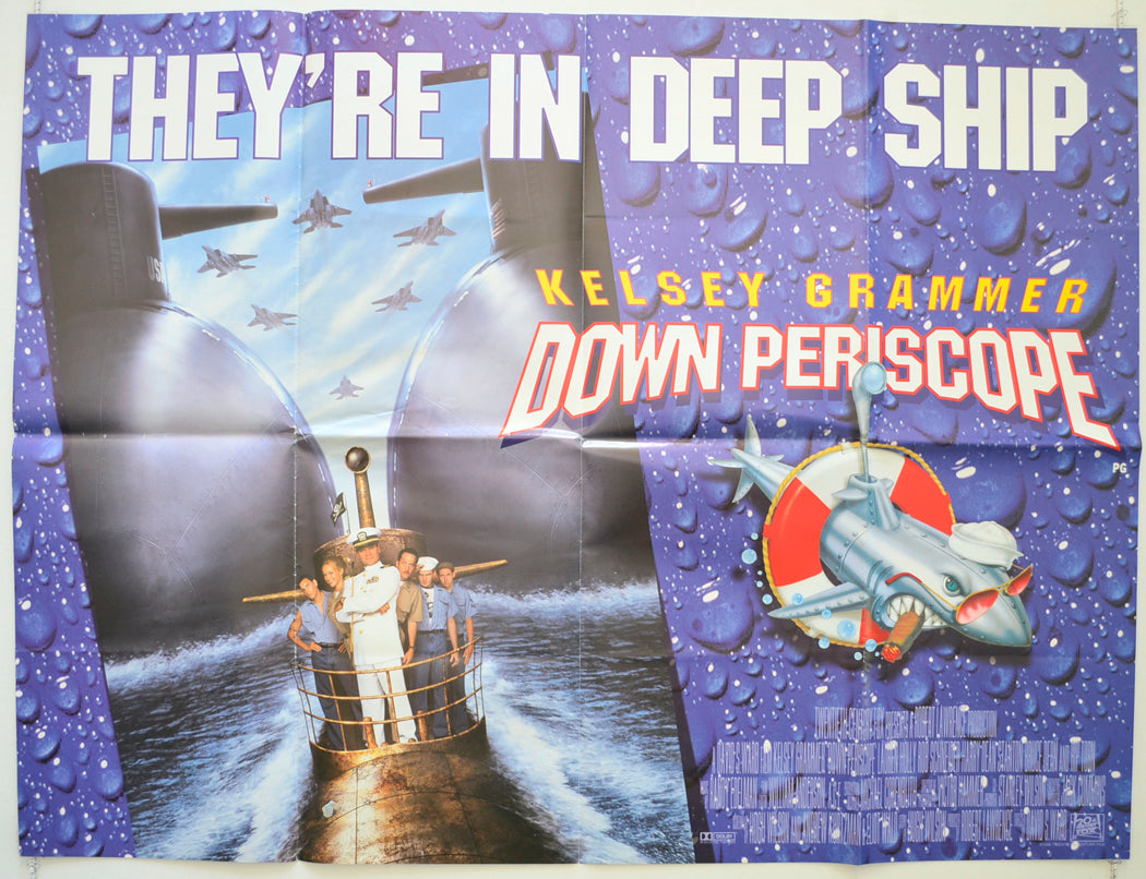Down Periscope Original British Quad Poster - Film Poster - Movie Poster