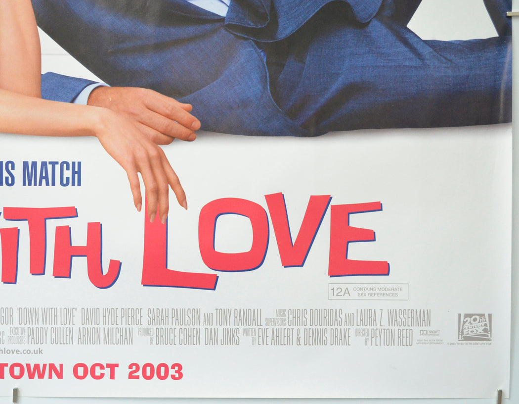 DOWN WITH LOVE (Bottom Right) Cinema Quad Movie Poster
