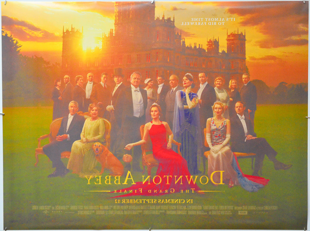 Downton Abbey: The Grand Finale (Back) Cinema Quad Movie Poster