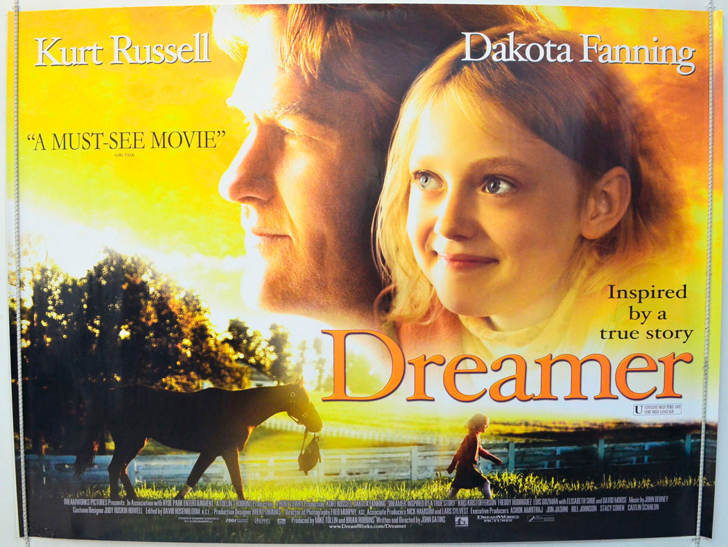 Dreamer Original British Quad Poster - Film Poster - Movie Poster
