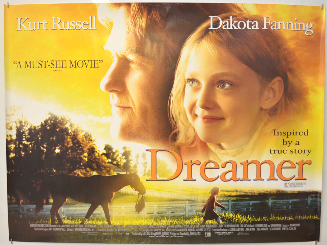Dreamer Original Quad Poster - Film Poster - Movie Poster