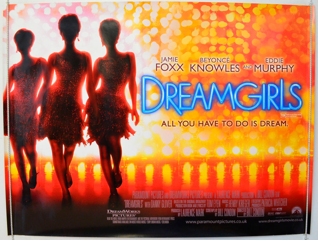 Dreamgirls Original British Quad Poster - Film Poster - Movie Poster
