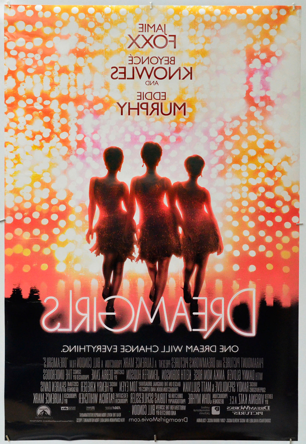 Dreamgirls (Back) Cinema One Sheet Movie Poster