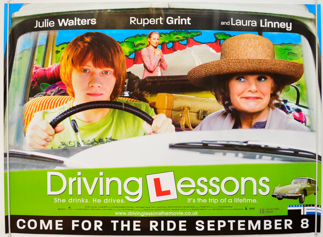 Driving Lessons Original Quad Poster - Film Poster - Movie Poster