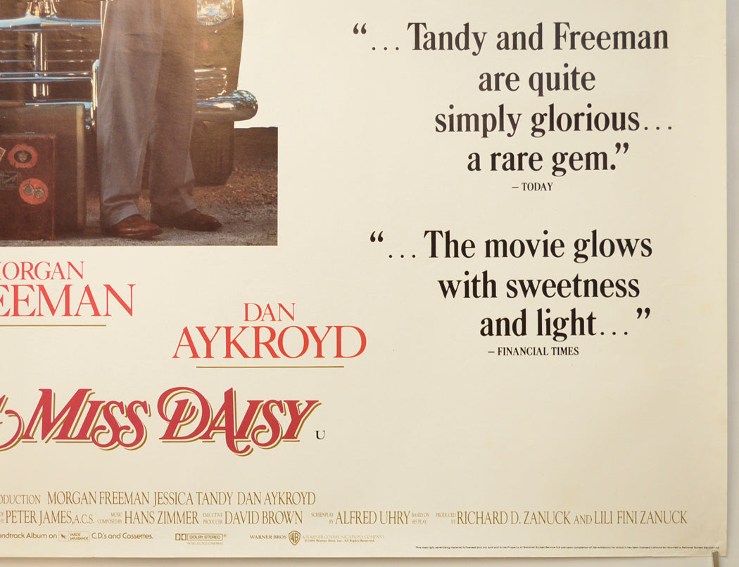 DRIVING MISS DAISY (Bottom Right) Cinema Quad Movie Poster