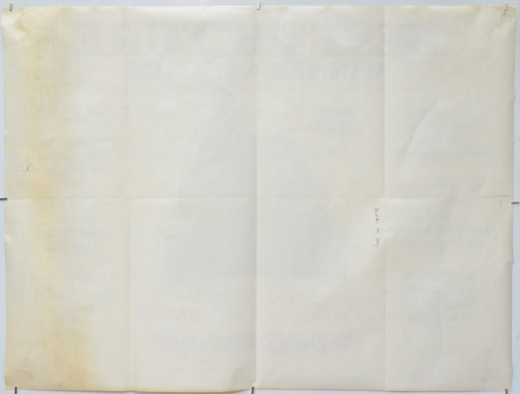 Driving Miss Daisy (Back) Cinema Quad Movie Poster