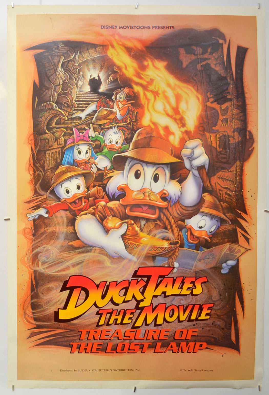 DuckTales - The Movie (Teaser / Advance Version) Original One Sheet Poster - Film Poster - Movie Poster