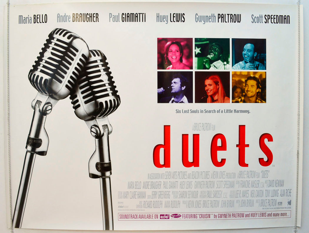 Duets Original British Quad Poster - Film Poster - Movie Poster
