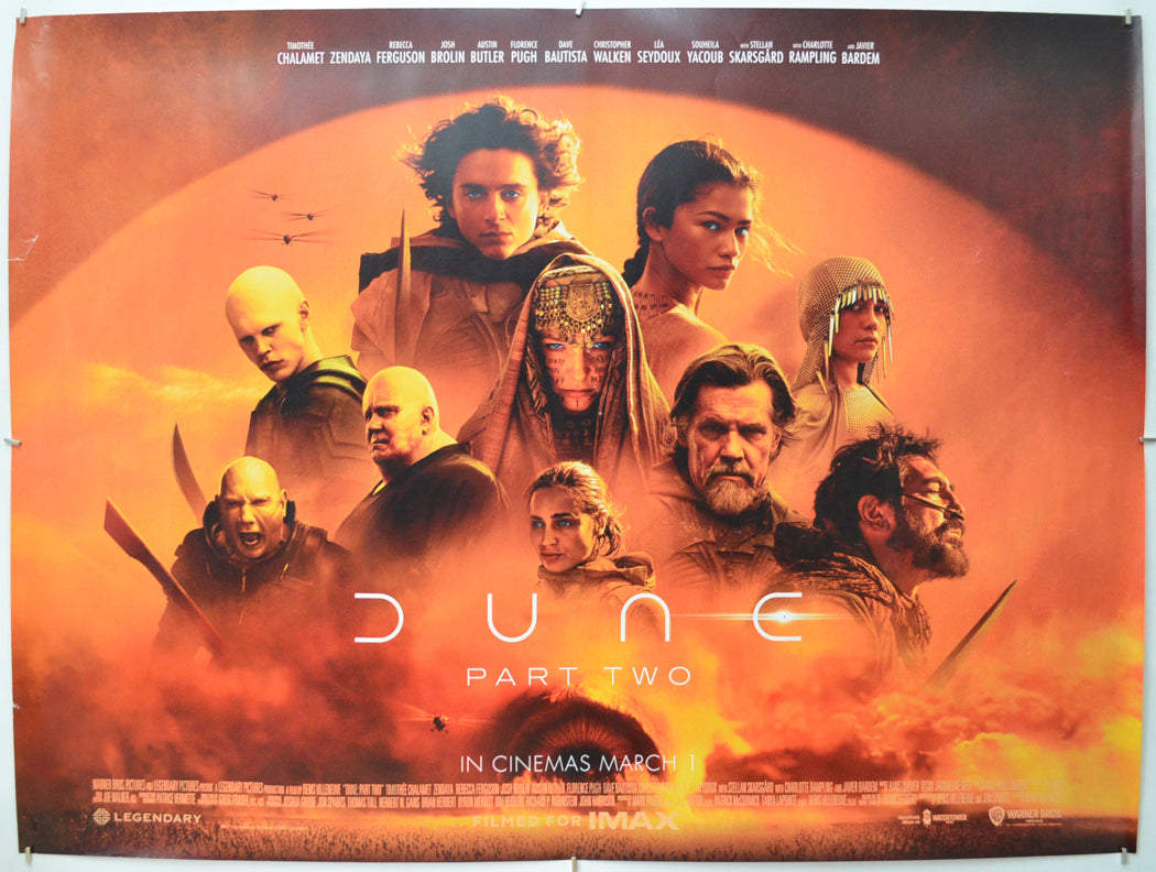 DUNE: PART TWO Original Quad Poster - Film Poster - Movie Poster