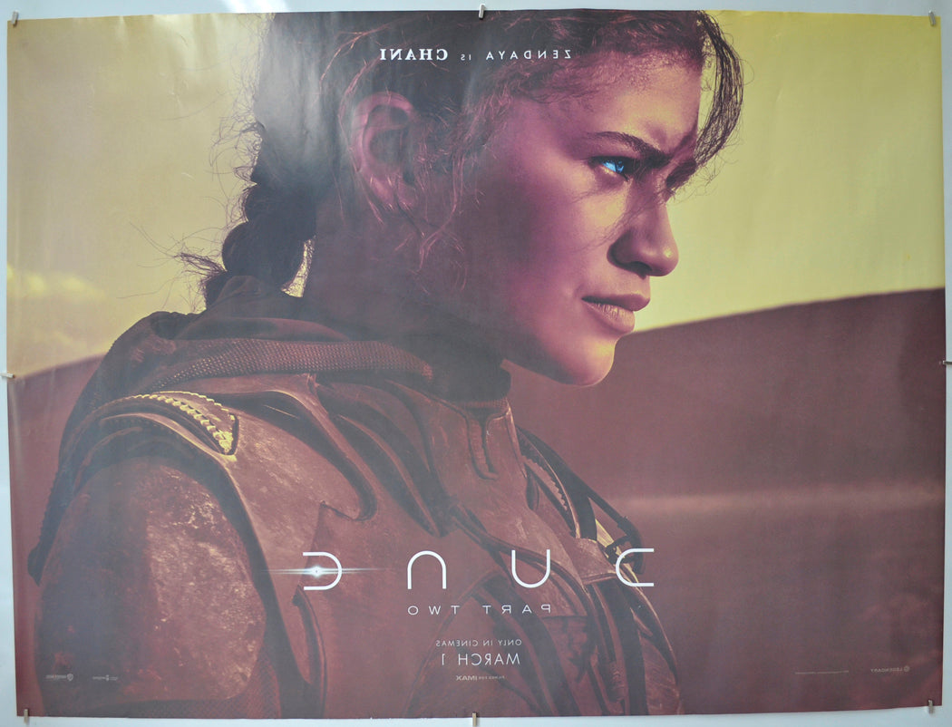 DUNE: PART TWO (Back) Cinema Quad Movie Poster