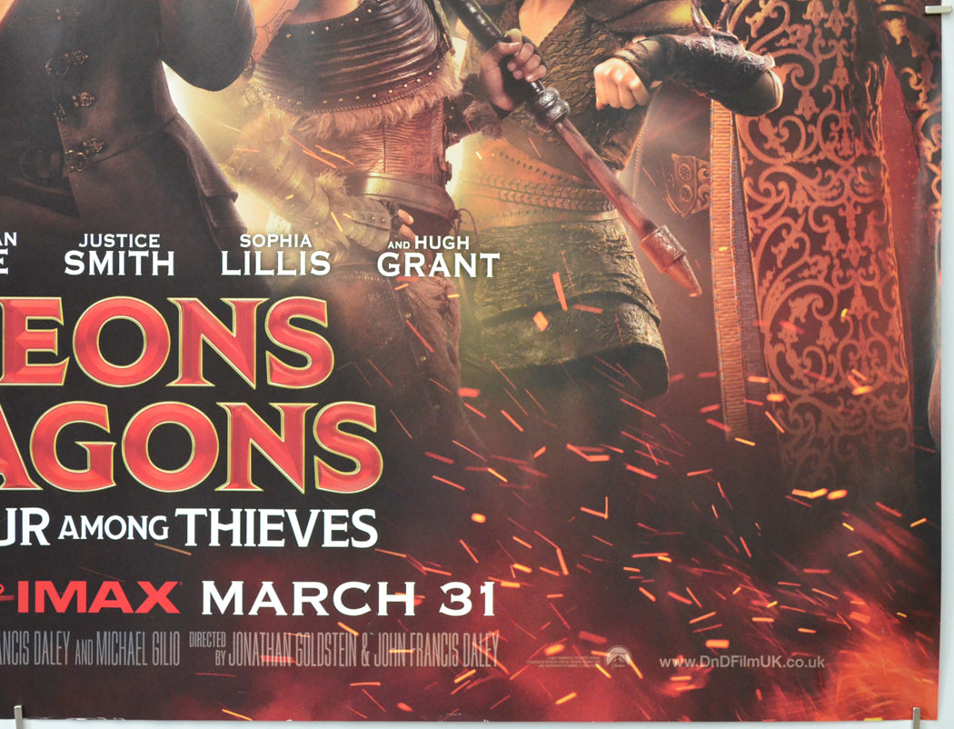 DUNGEONS & DRAGONS: HONOUR AMONG THIEVES (Bottom Right) Cinema Quad Movie Poster