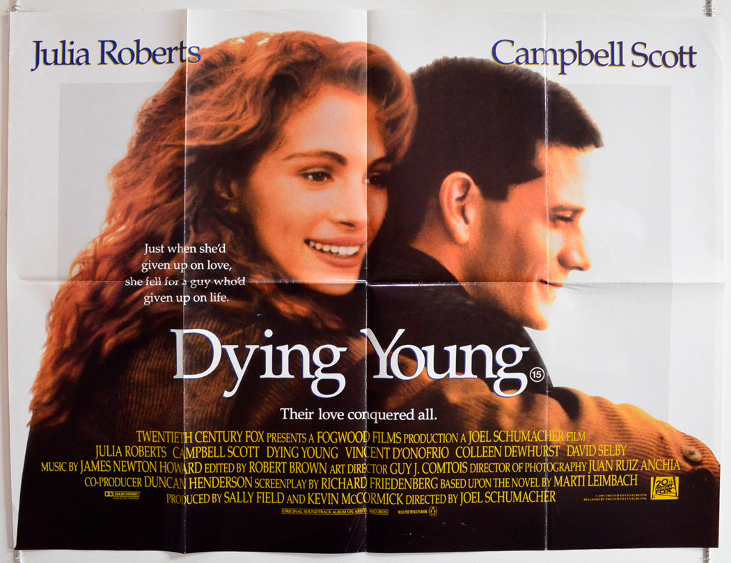 Dying Young Original British Quad Poster - Film Poster - Movie Poster
