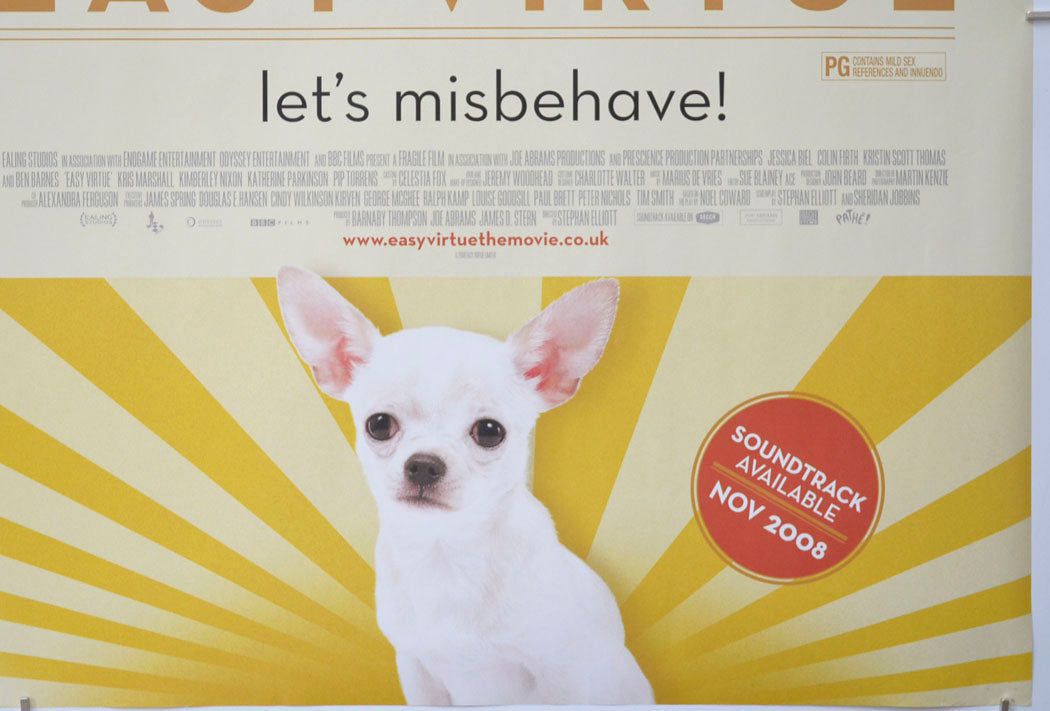 EASY VIRTUE (Bottom Right) Cinema Quad Movie Poster