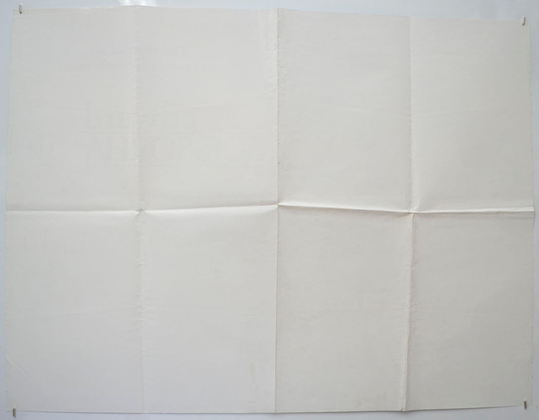 EDWARD SCISSORHANDS (Back) Cinema Quad Movie Poster