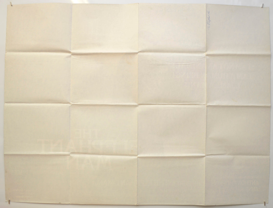 THE ELEPHANT MAN (Back) Cinema Quad Movie Poster