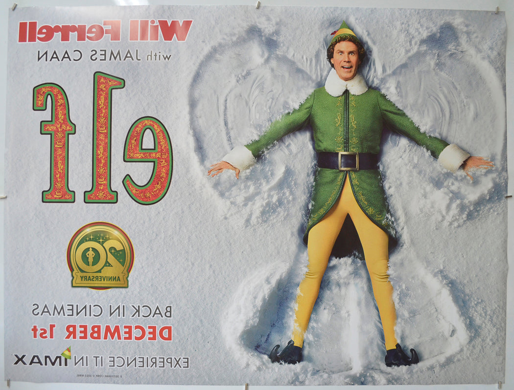ELF (Back) Cinema Quad Movie Poster