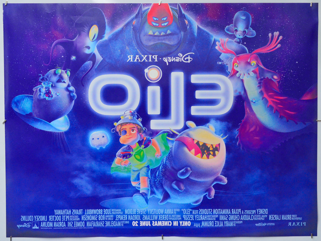 Elio (Back) Cinema Quad Movie Poster